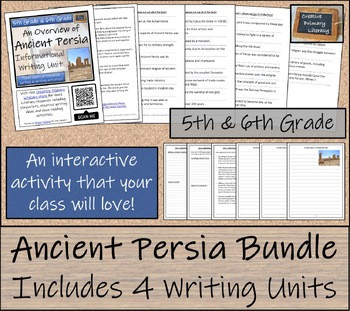 Ancient Persia Mega Bundle of Activities | 5th Grade & 6th Grade ...