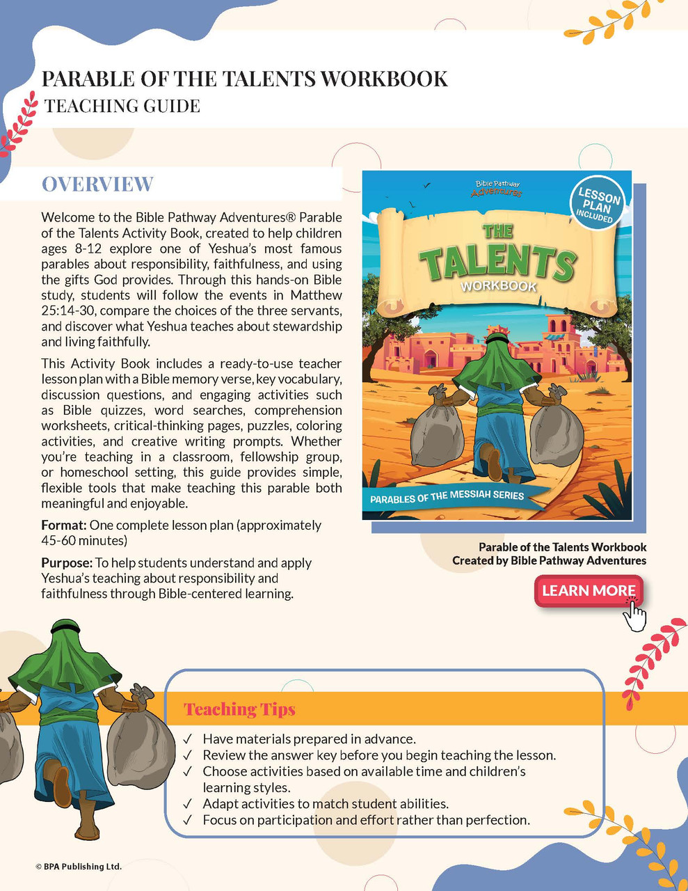 Bible Parable: The Talents