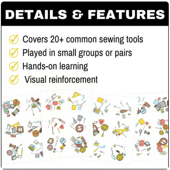 Quick Pick: Sewing Tools Matching Game – Fun & Fast Review for FCS Classes