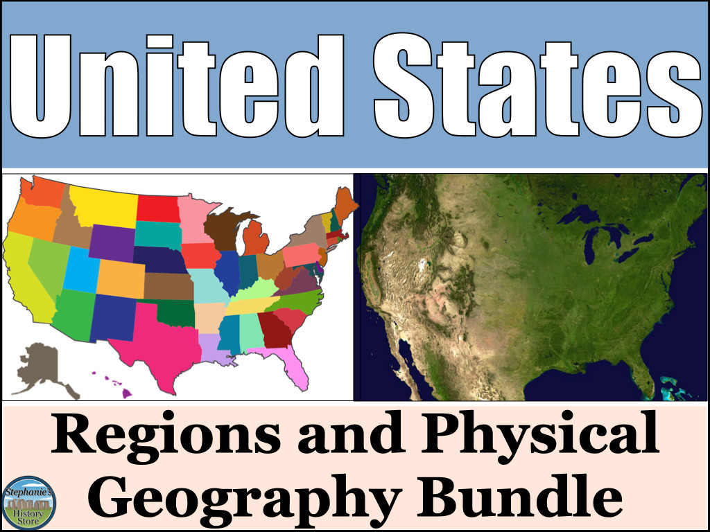 Geographic Regions Of The United States Map Activity By Histoteam