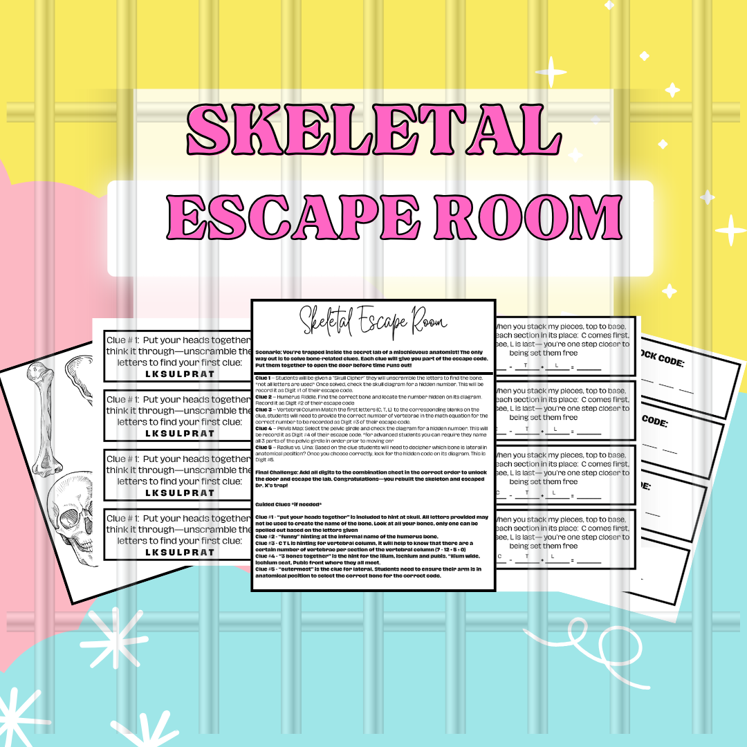 Skeletal System - Escape Room