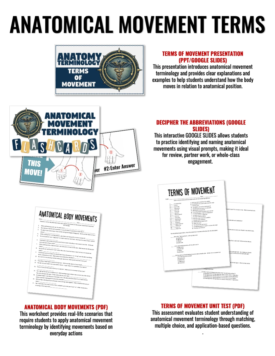 MEDICAL TERMINOLOGY COMPLETE COURSE BUNDLE