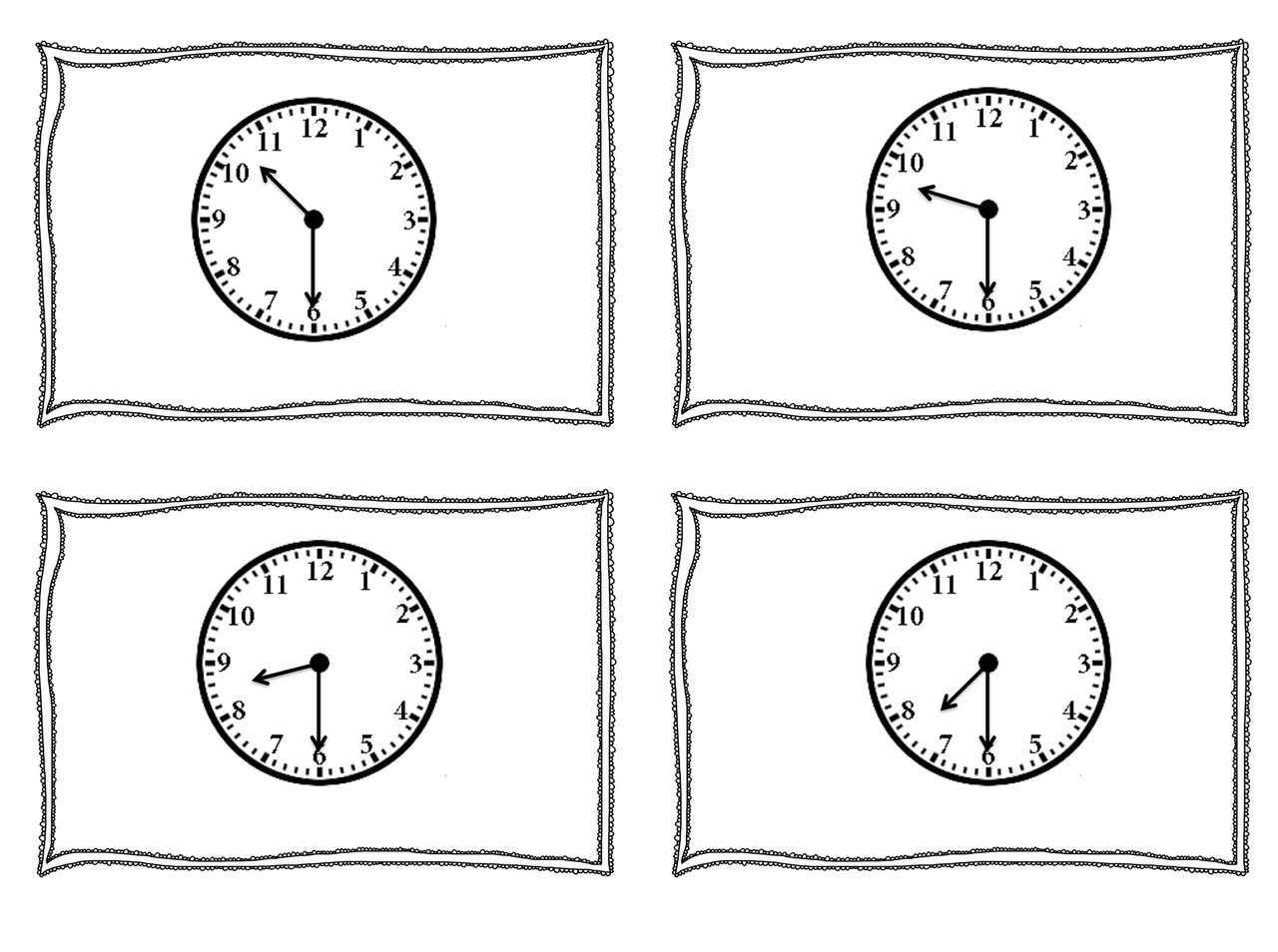 Telling Time Game | Analog Clock Review - Amped Up Learning