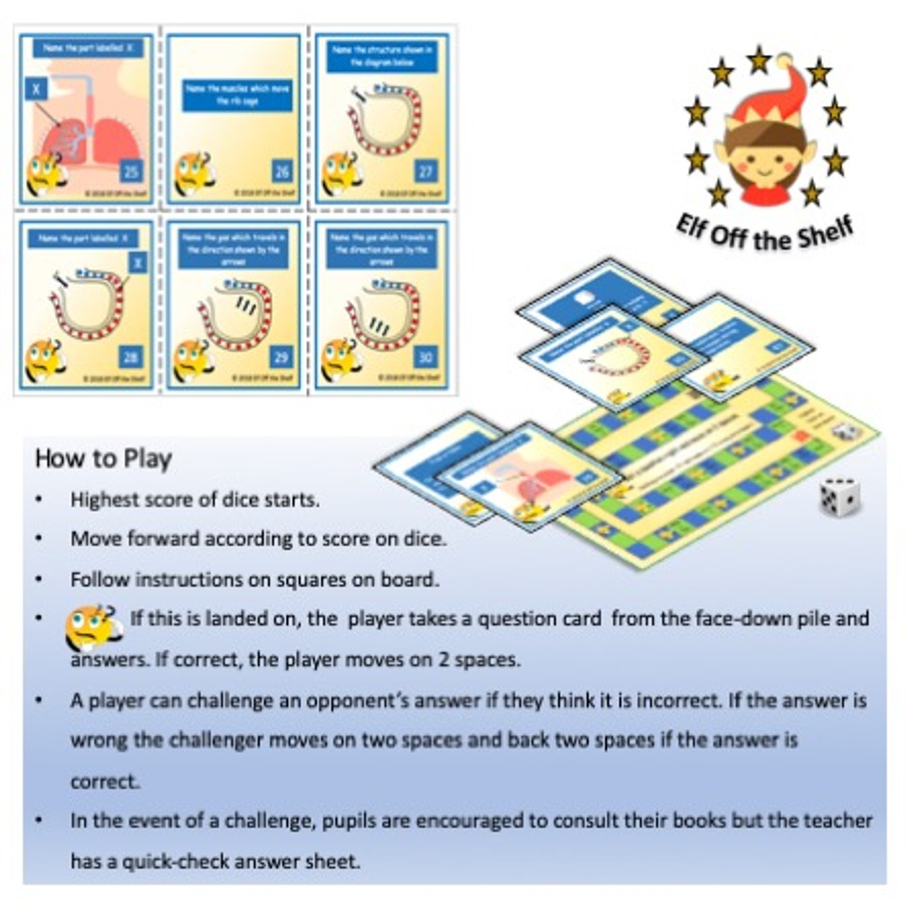 Respiration - 54 Question Board Game