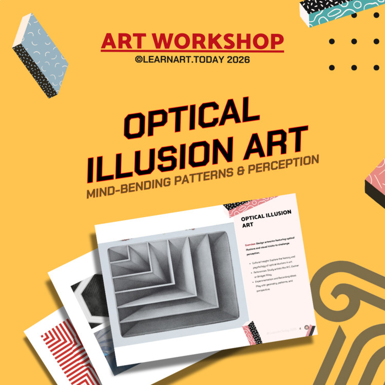 Optical Illusion Art Workshop | Middle & High School | Visual Patterns ...