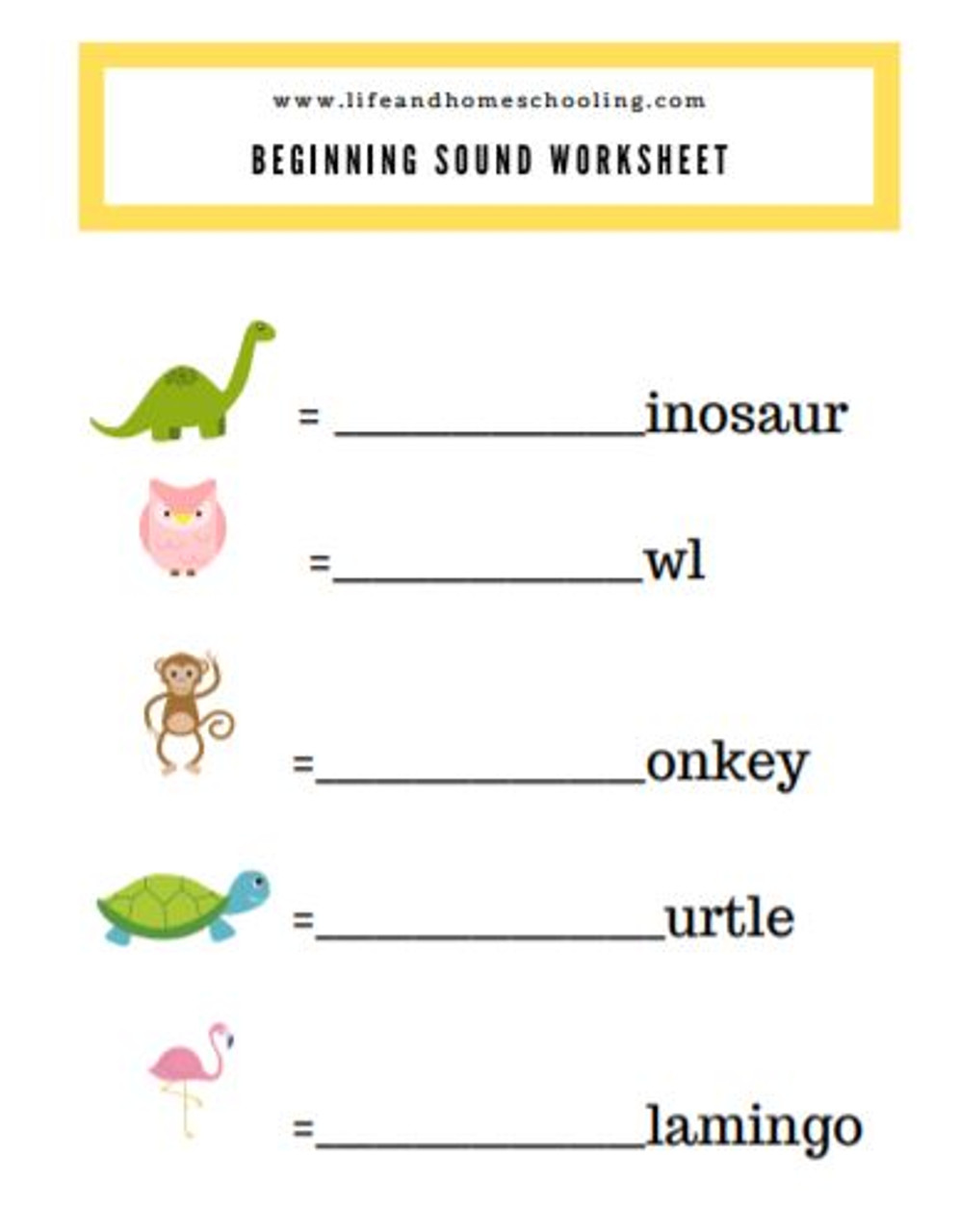 Kindergarten Language Arts Bundle