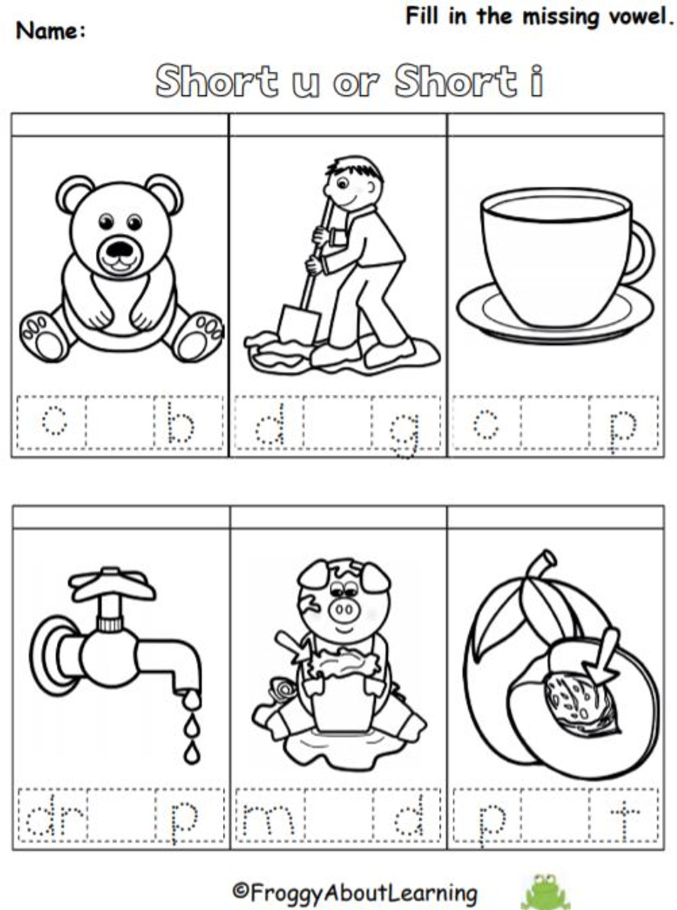 Kindergarten Summer Printable Packet Math and ELA