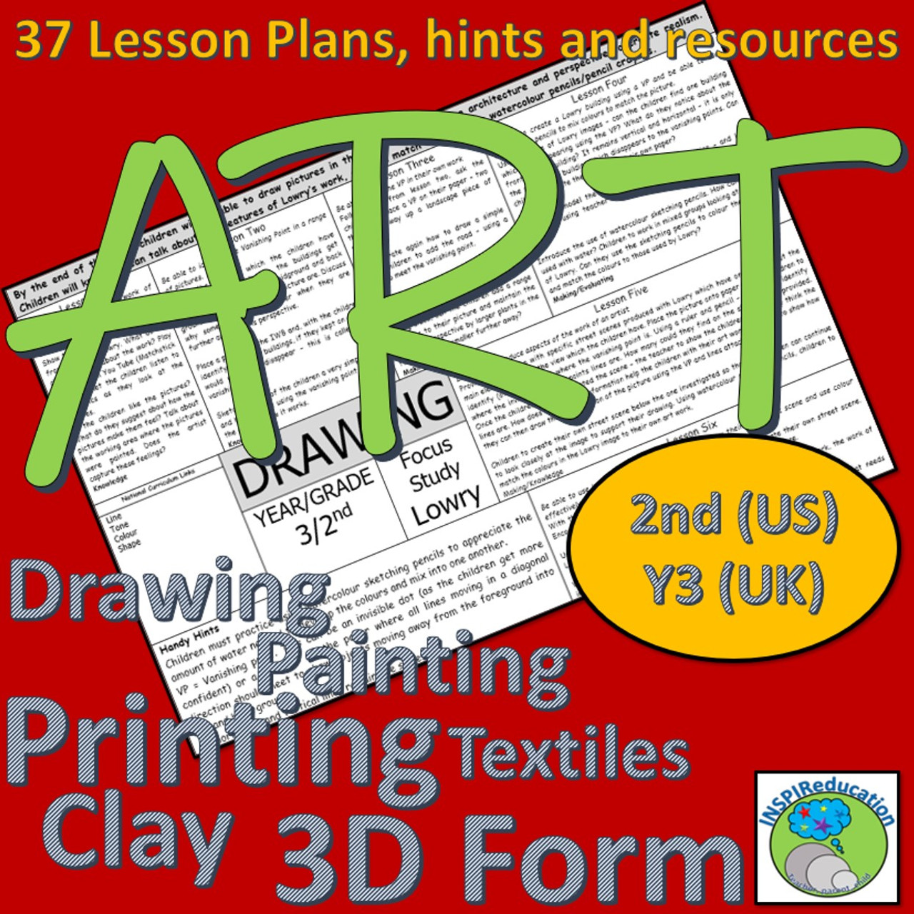 Art Lessons - 2nd Grade (Y3 UK), Artists, resources, hints