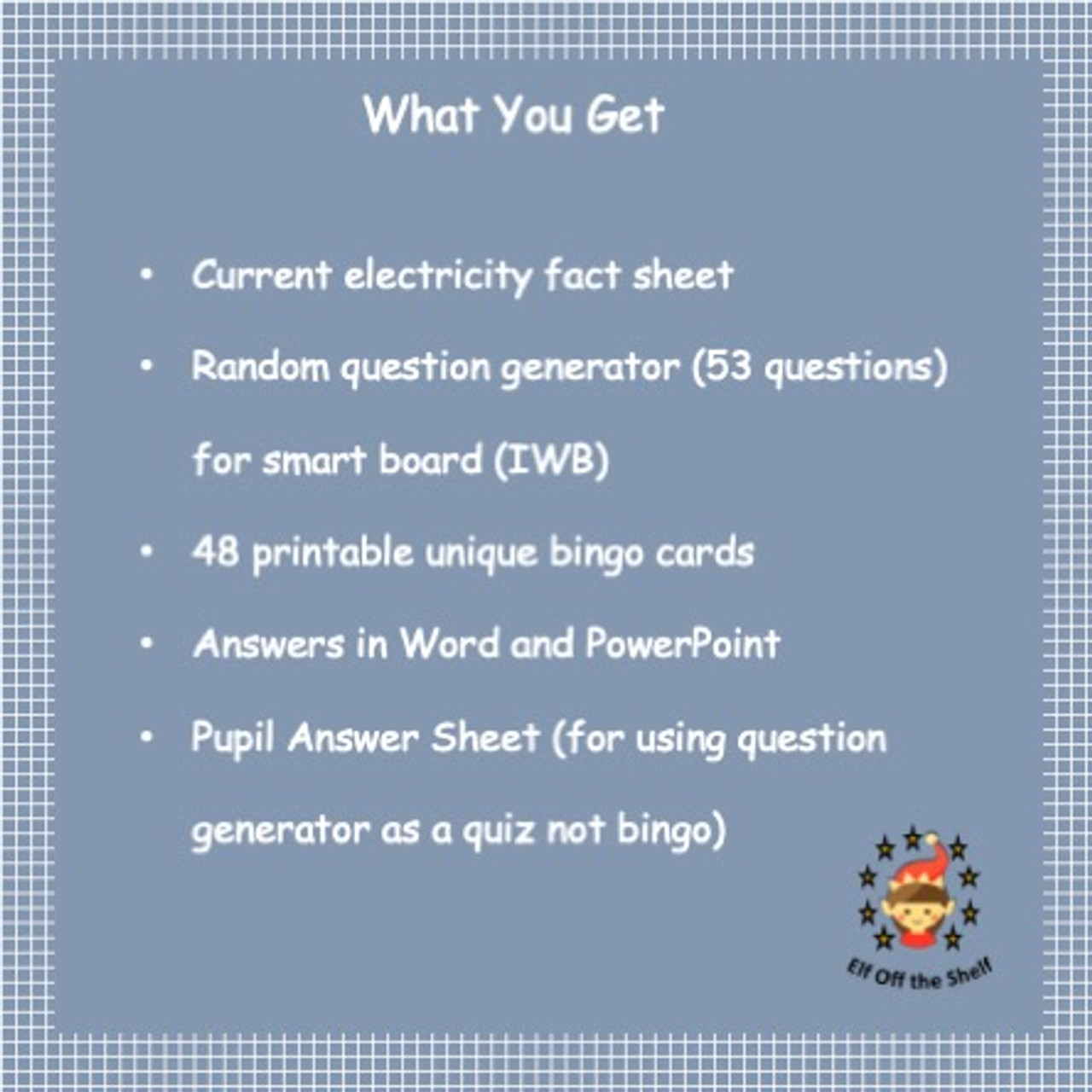 Current Electricity - Smart Board Bingo