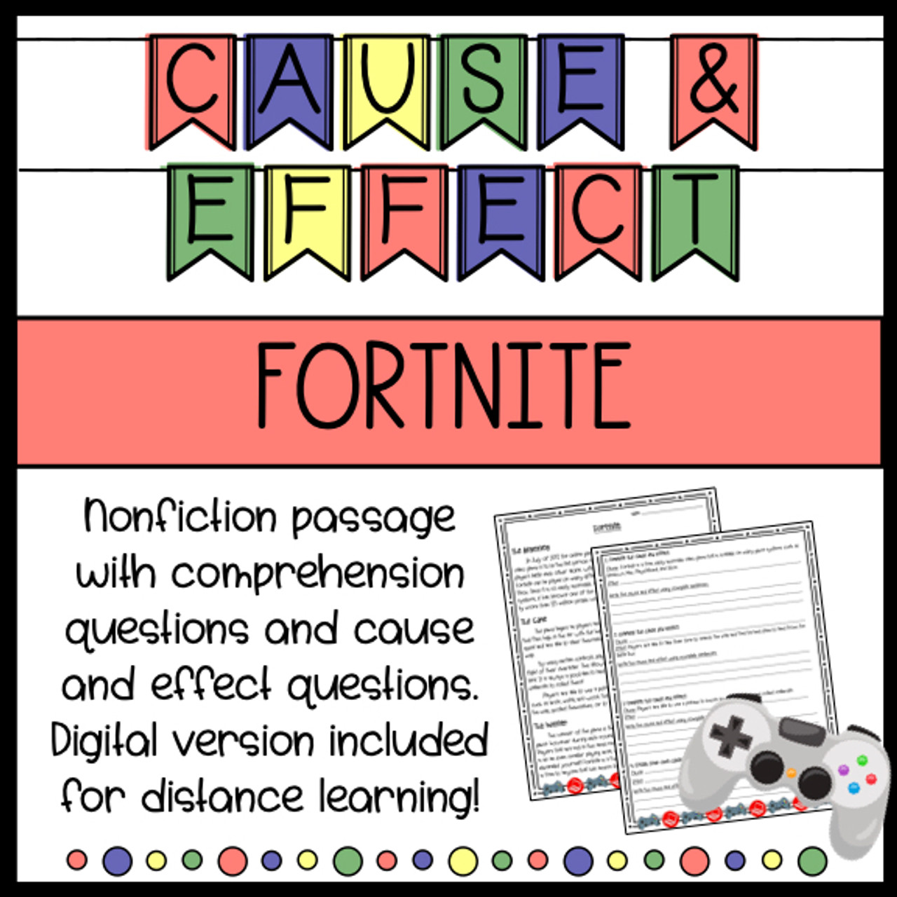 Up　Nonfiction　Amped　Comprehension　Effect　Fortnite　and　Cause　Reading　Learning　Distance　Learning