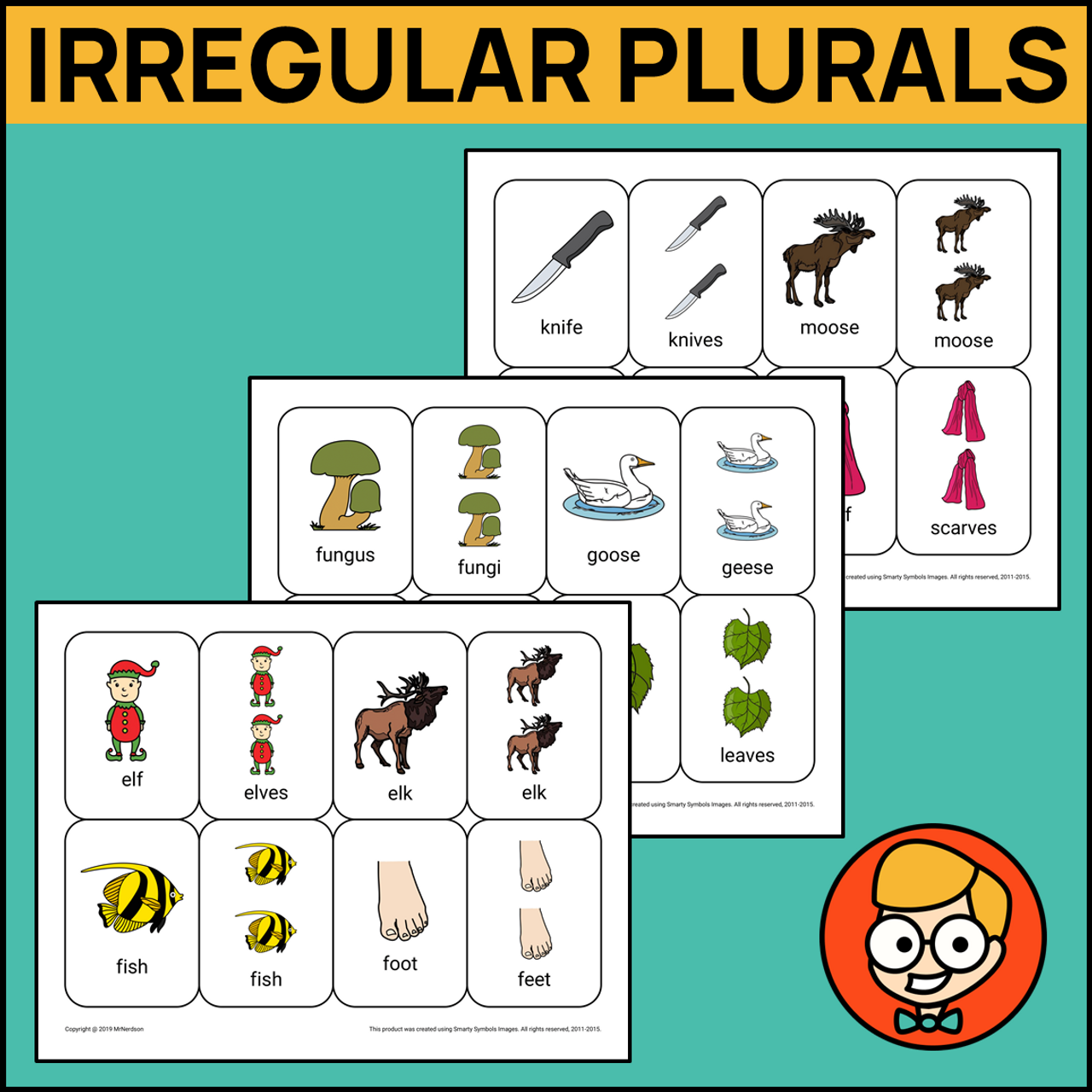 irregular plural nouns anchor chart irregular plural nouns playin...