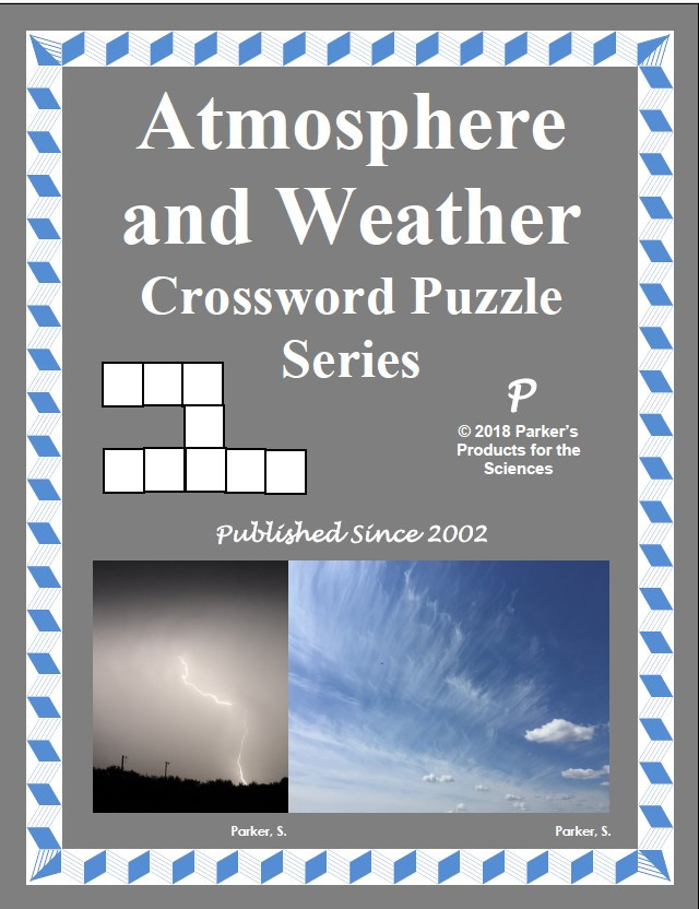Atmosphere / weather crossword puzzle series - amped up learning