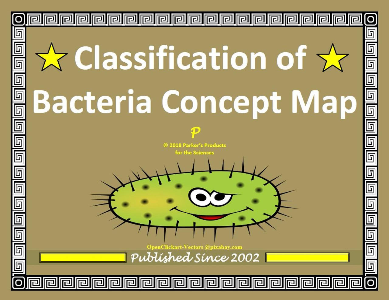 Classification of Bacteria Concept Map/Graphic Organizer