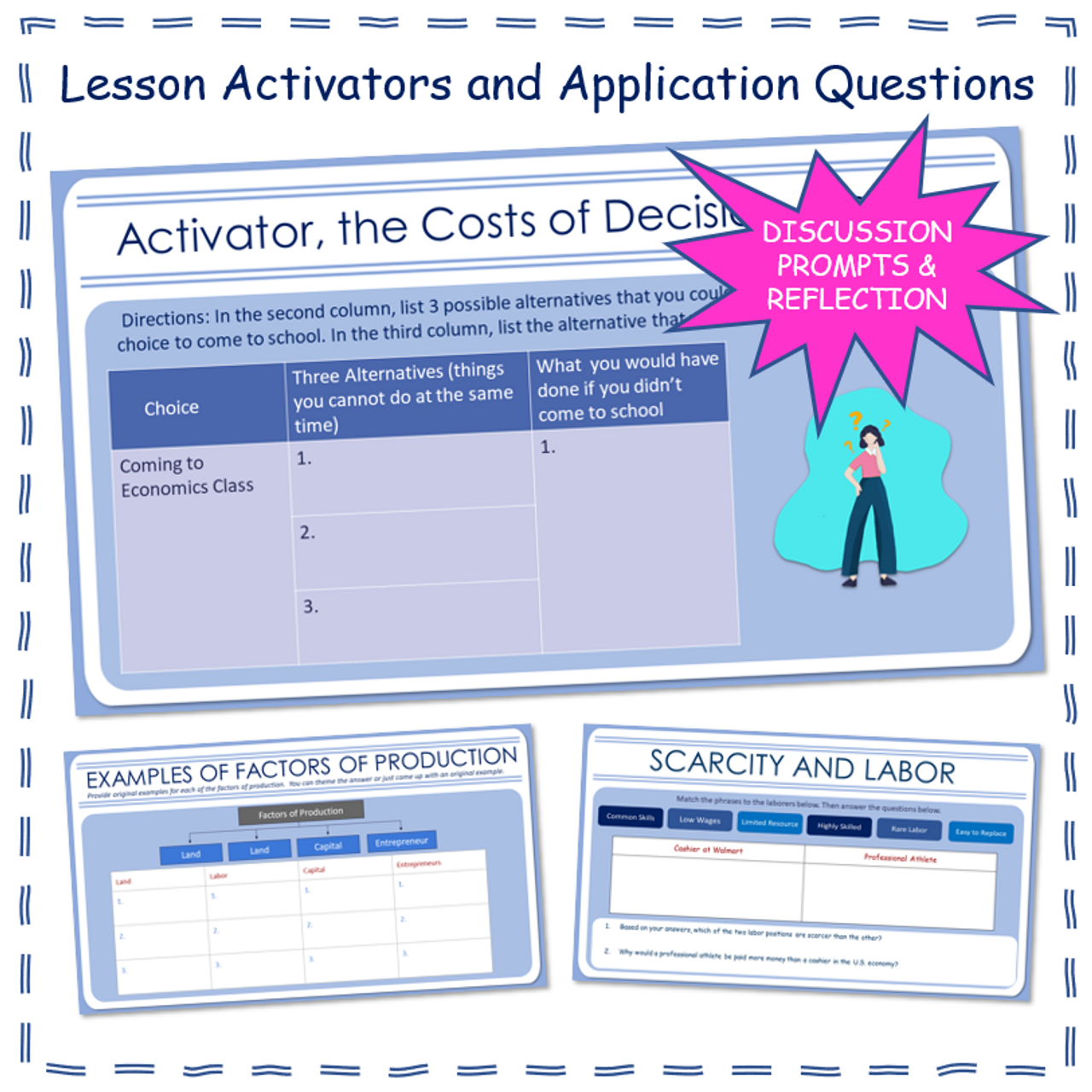 Basic Economic Concepts Powerpoint Notes, Tests, Webquests Google 1:1 Distance Learning 1 to 1