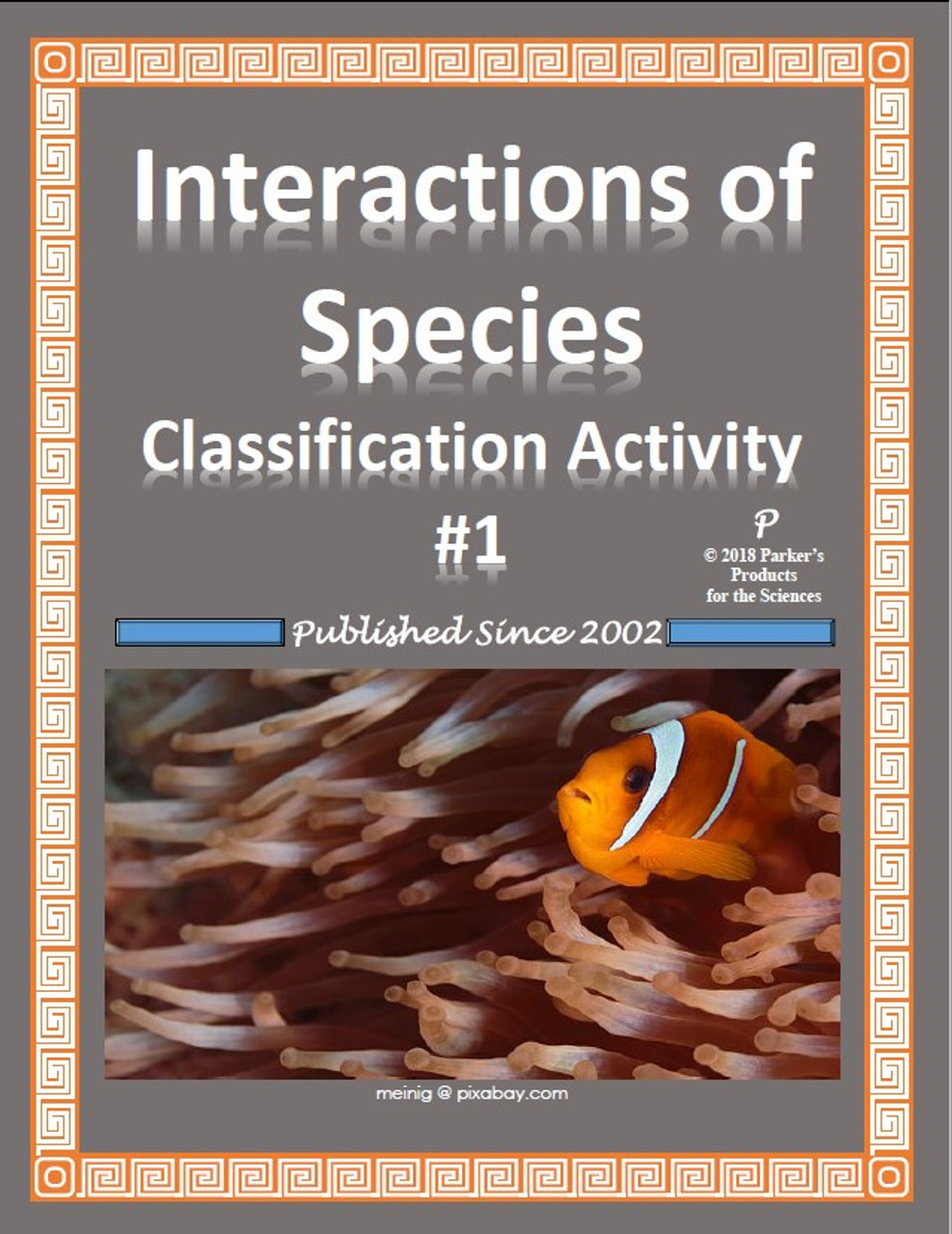 Interactions of Species Classification Activity #1