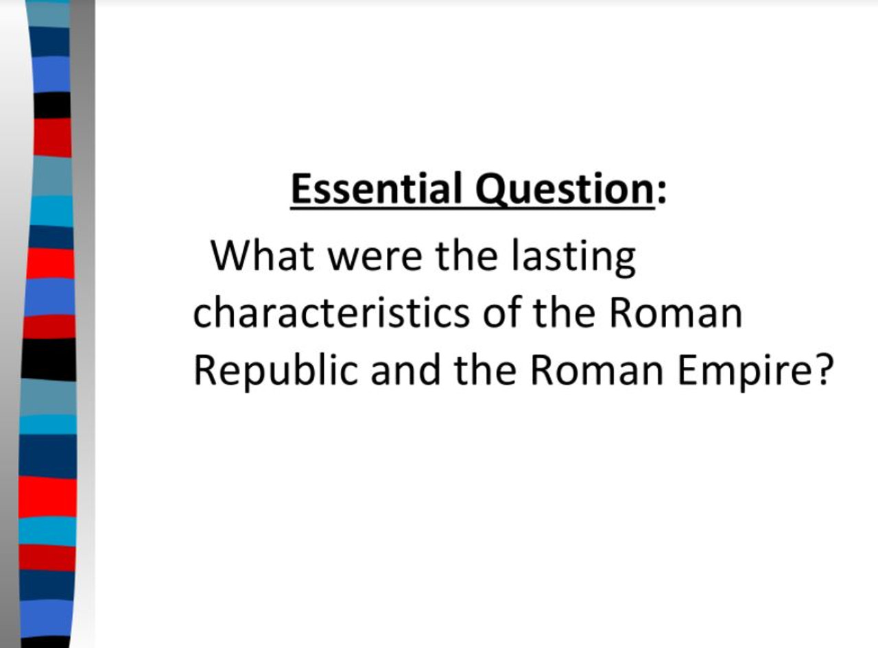 Roman Republic and Roman Empire