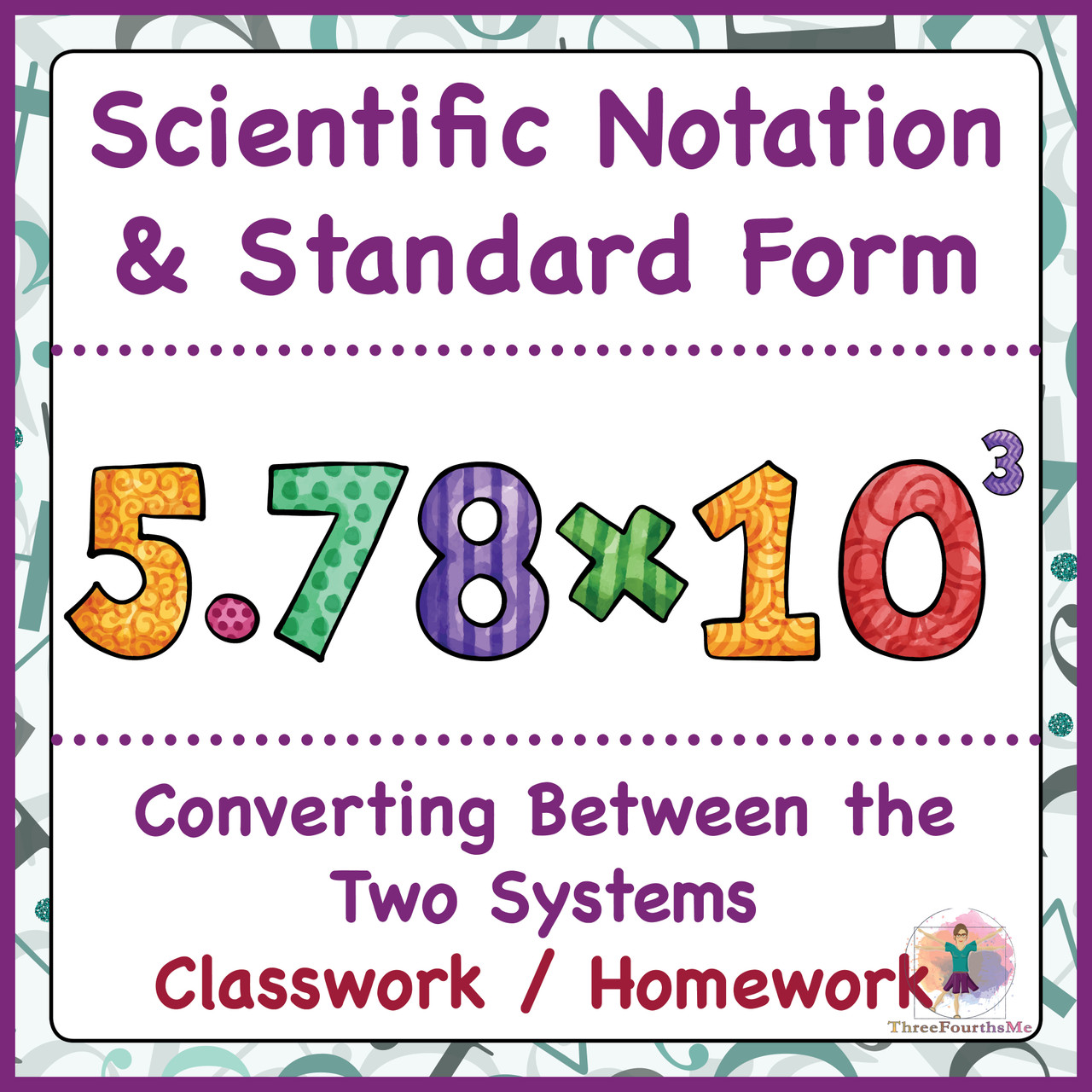 Scientific Notation Classwork / Homework
