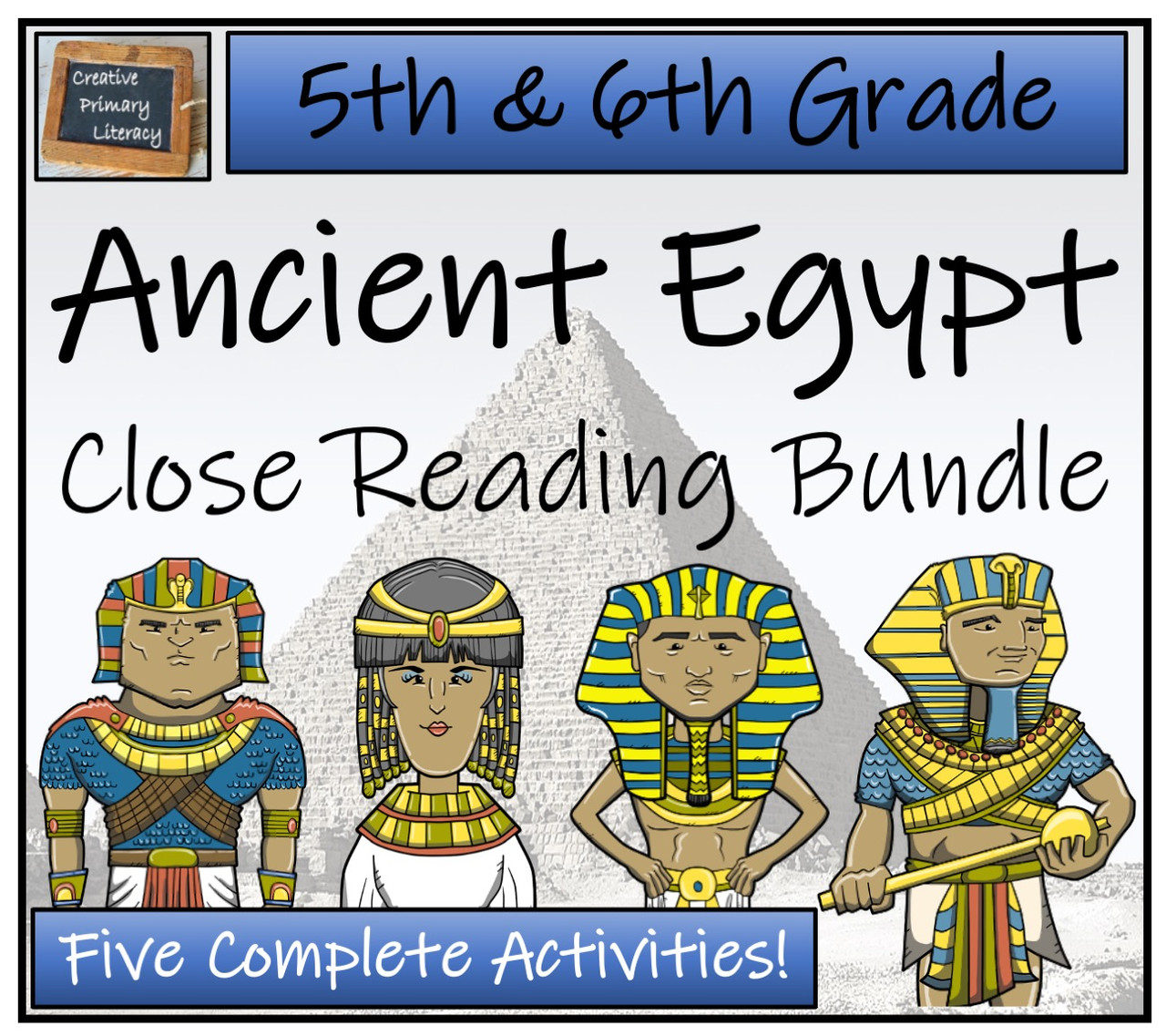 Ancient Egypt Close Reading Activity Bundle 5th Grade & 6th Grade