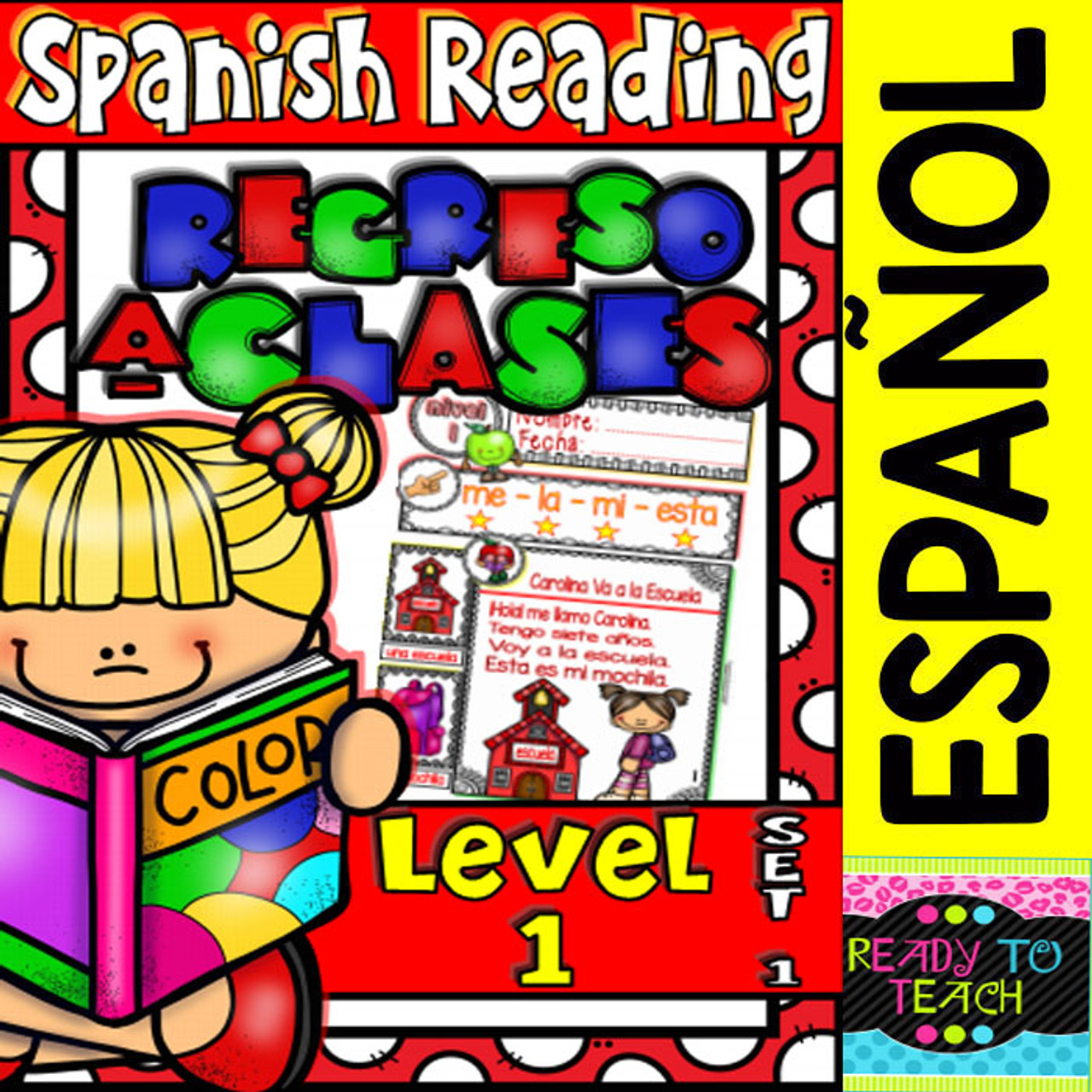 Spanish-Reading-Regreso-a-Clases-BTS-Guided-Reading-Passages-Level-1