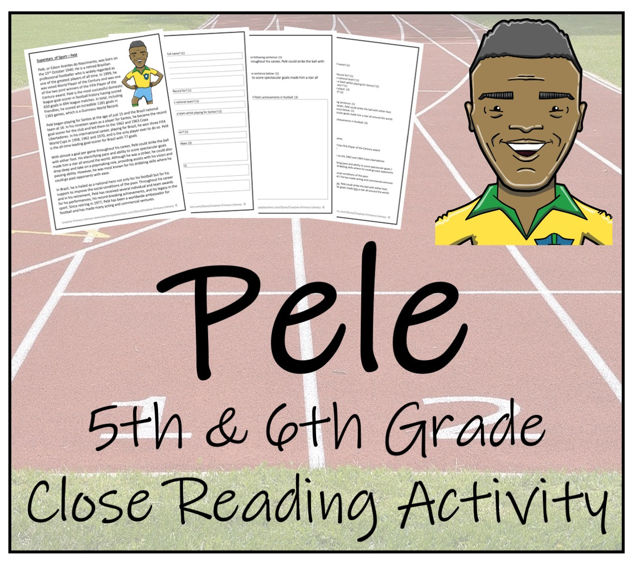 Pele Close Reading Activity | 5th Grade & 6th Grade