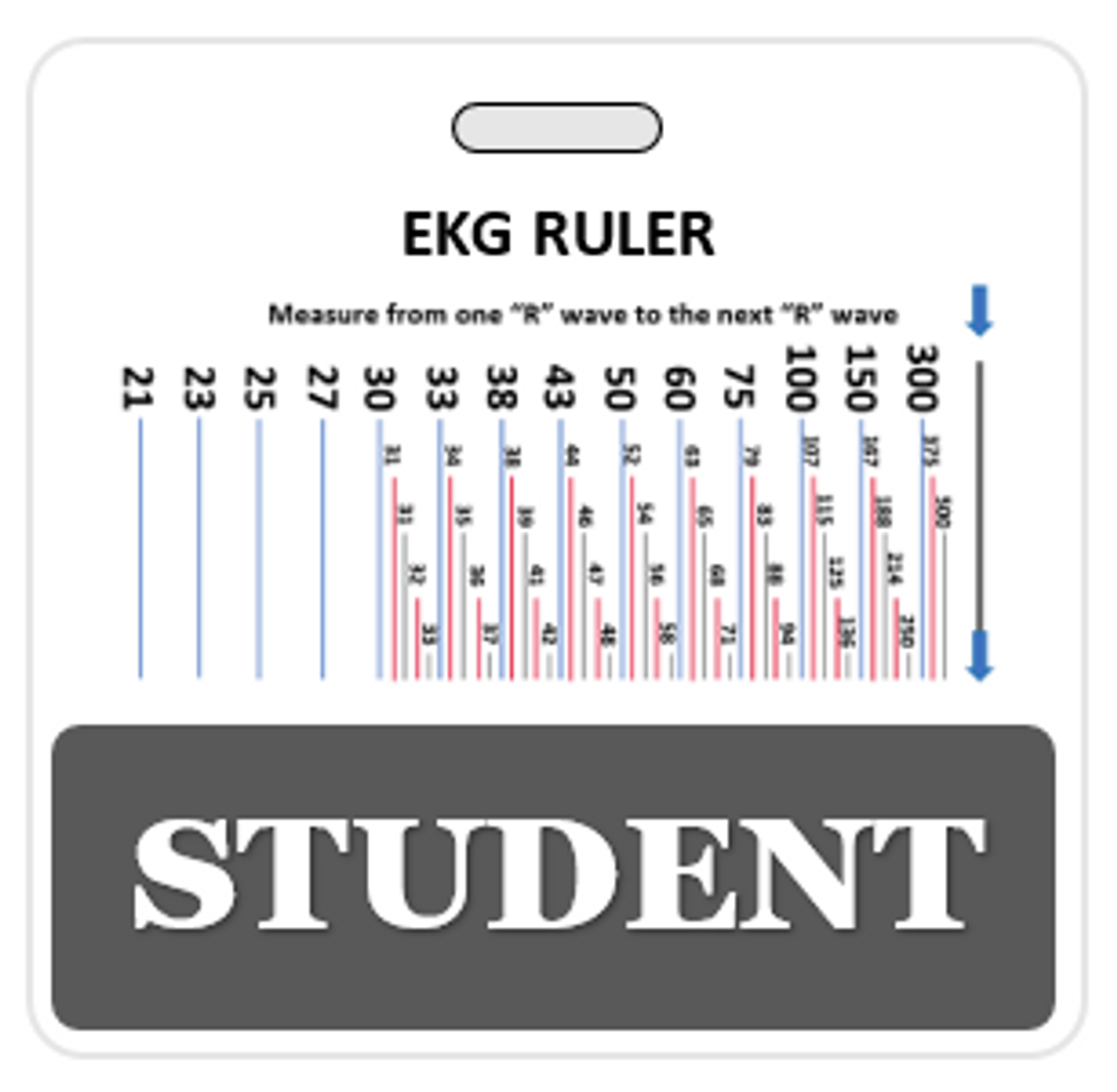 EKG Graphic Heart Badge Buddy Customizable Title