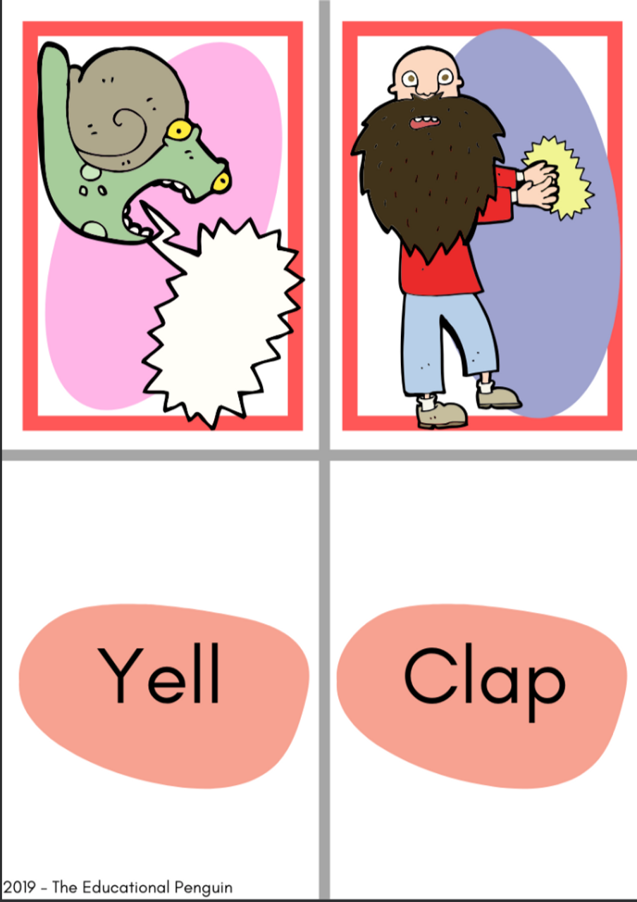 Flash Cards: Action Verbs