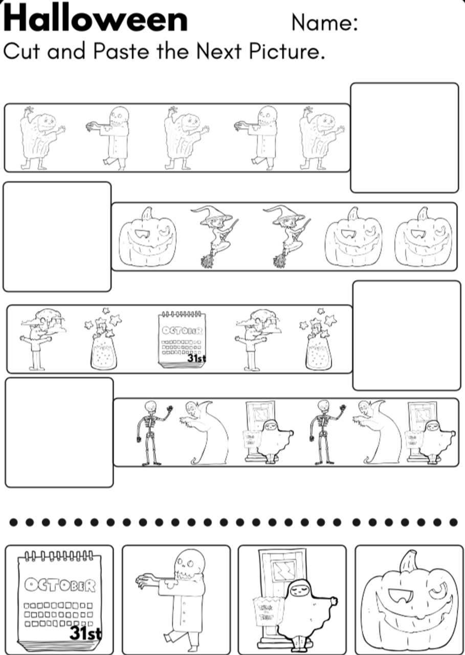 halloween worksheets 4th grade