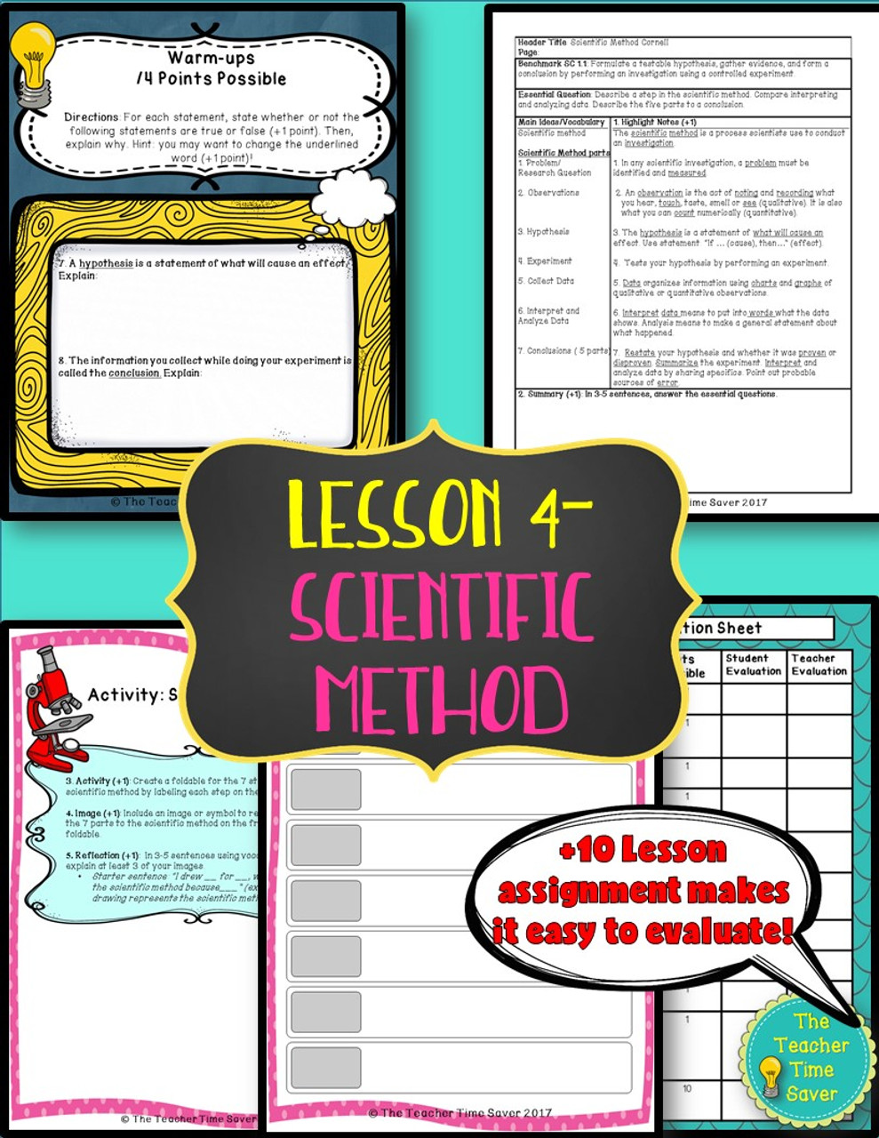 Scientific Method Digital & Printable Interactive Notebook BUNDLE