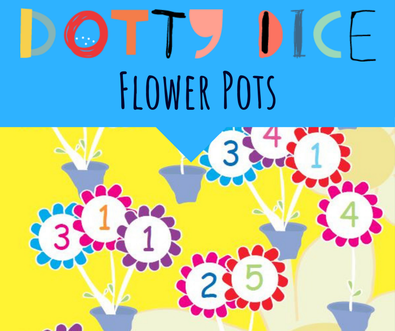 Flower Pots 
Counting from one on materials:- Groups within 5 (? +3=5)