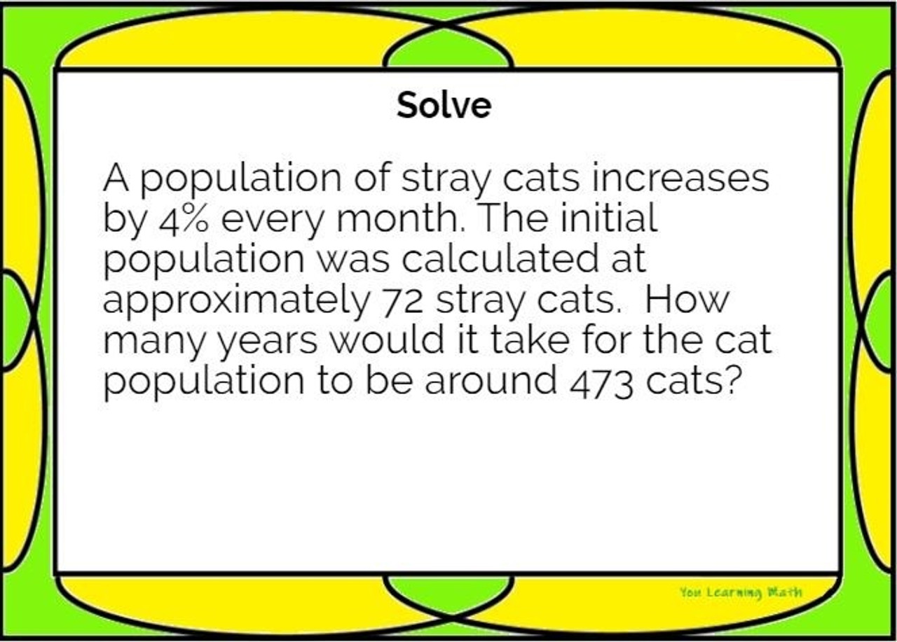 Exponential Growth and Decay Word Problems: Google Forms Quiz - 16 problems