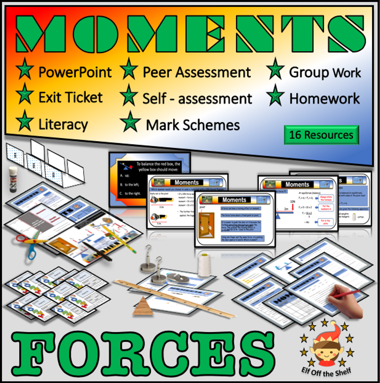 Forces - Moments for Middle School Science