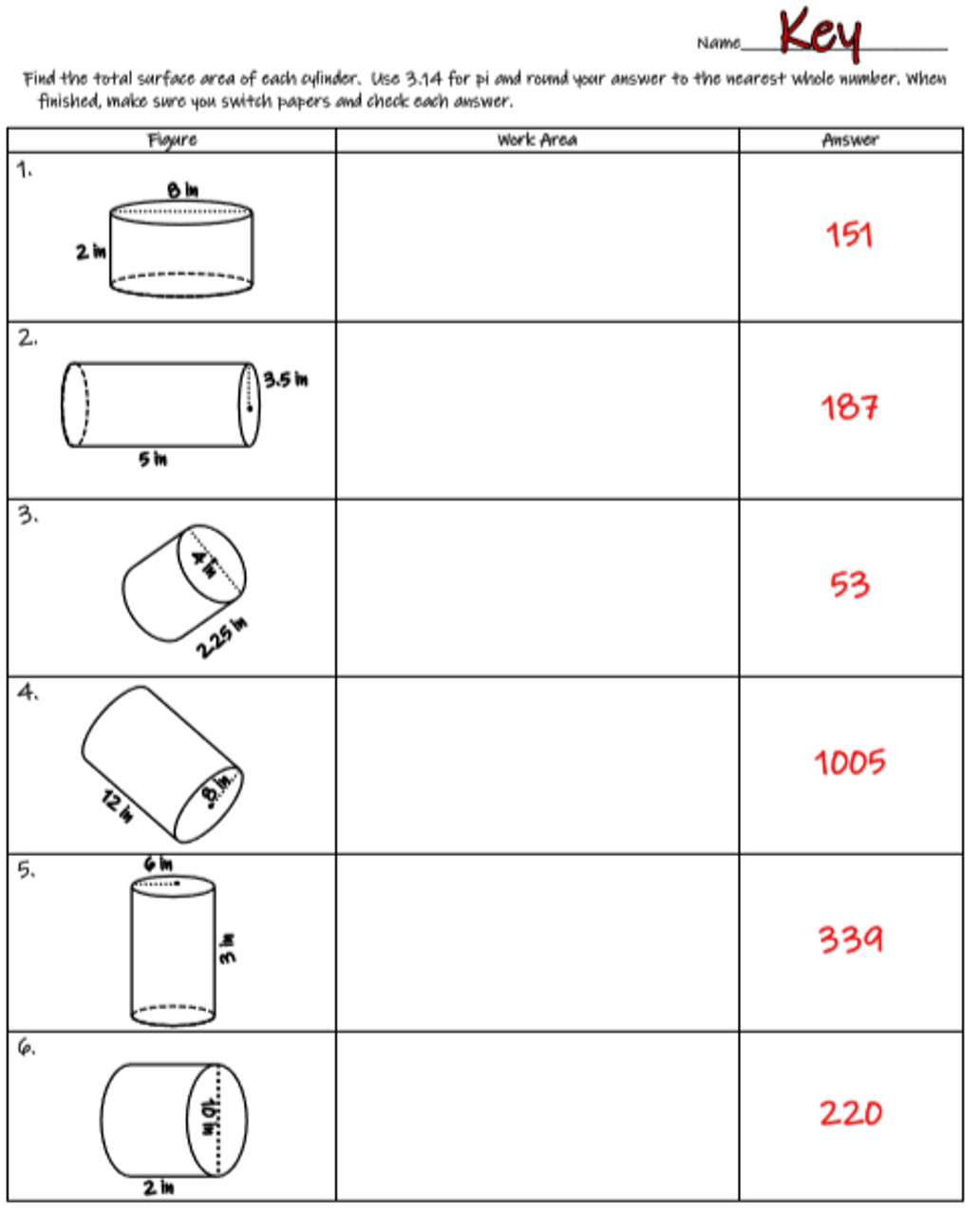 Surface Area of Cylinders Worksheet or Mini Breakout - Amped Up Learning Surface Area of Cylinders Worksheet or Mini Breakout - Amped Up Learning