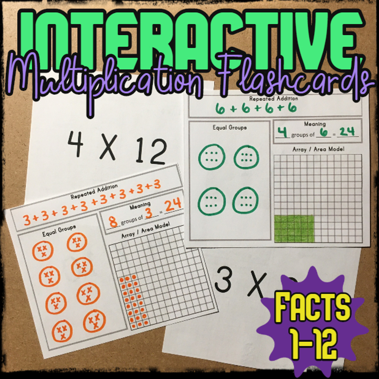 Interactive Multiplication Flashcards