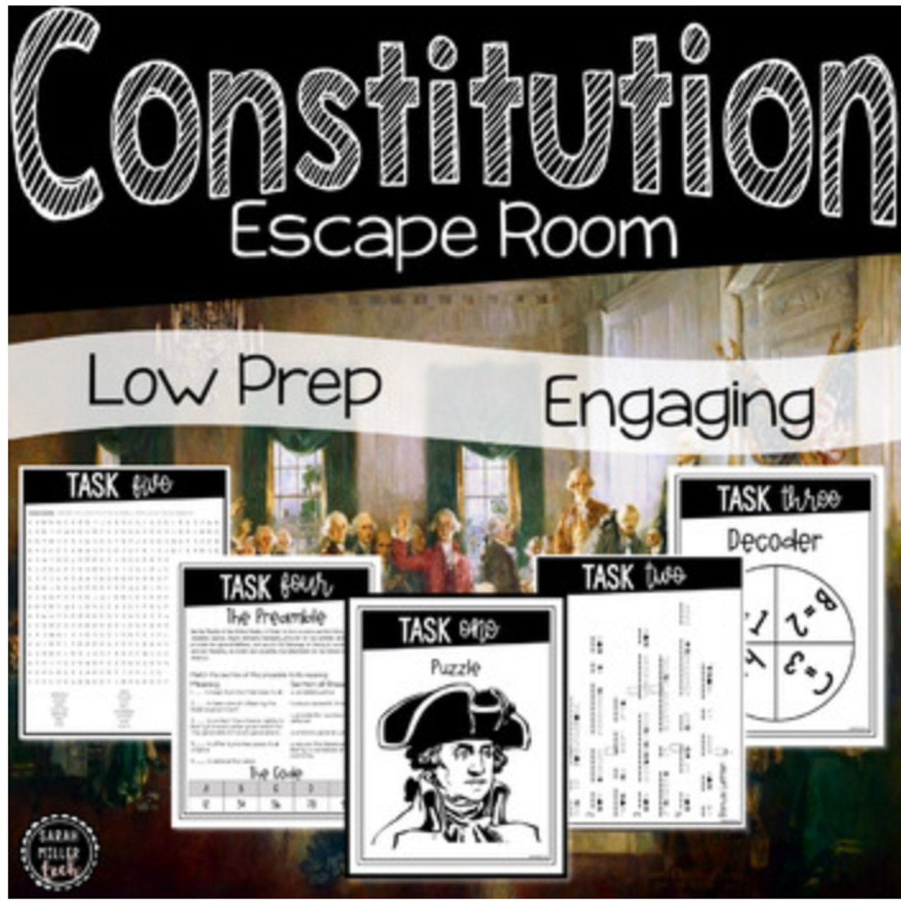 Constitution Themed Escape Room 