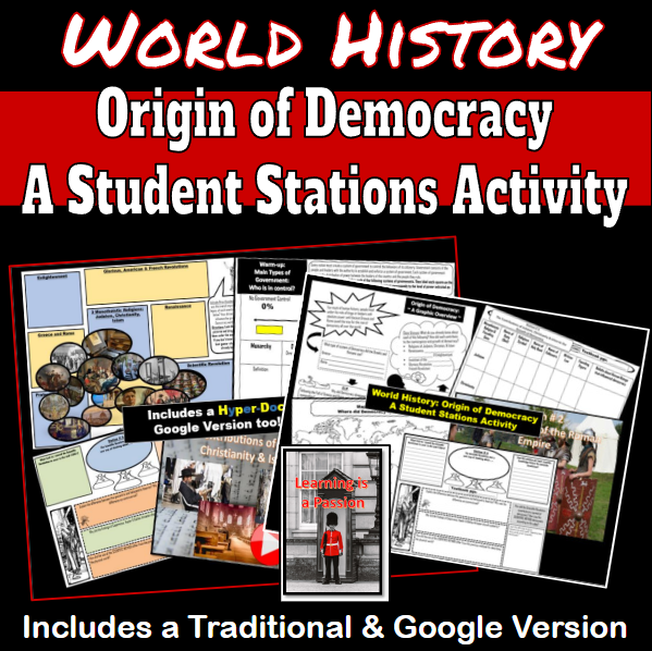 World History| Origin of Democracy: How did democracy spread? | Student ...