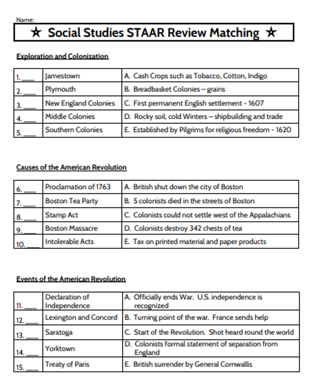 8th-grade-social-studies-staar-review-matching-questions-amped-up