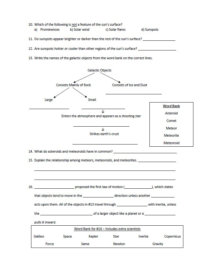 Solar System Review Guide - Amped Up Learning