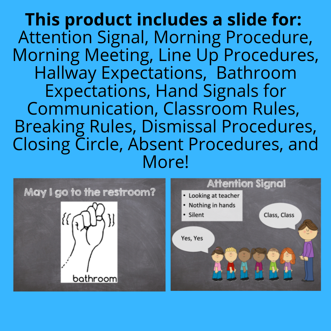 First Days Of School Powerpoint Teaching Procedures Amped Up Learning