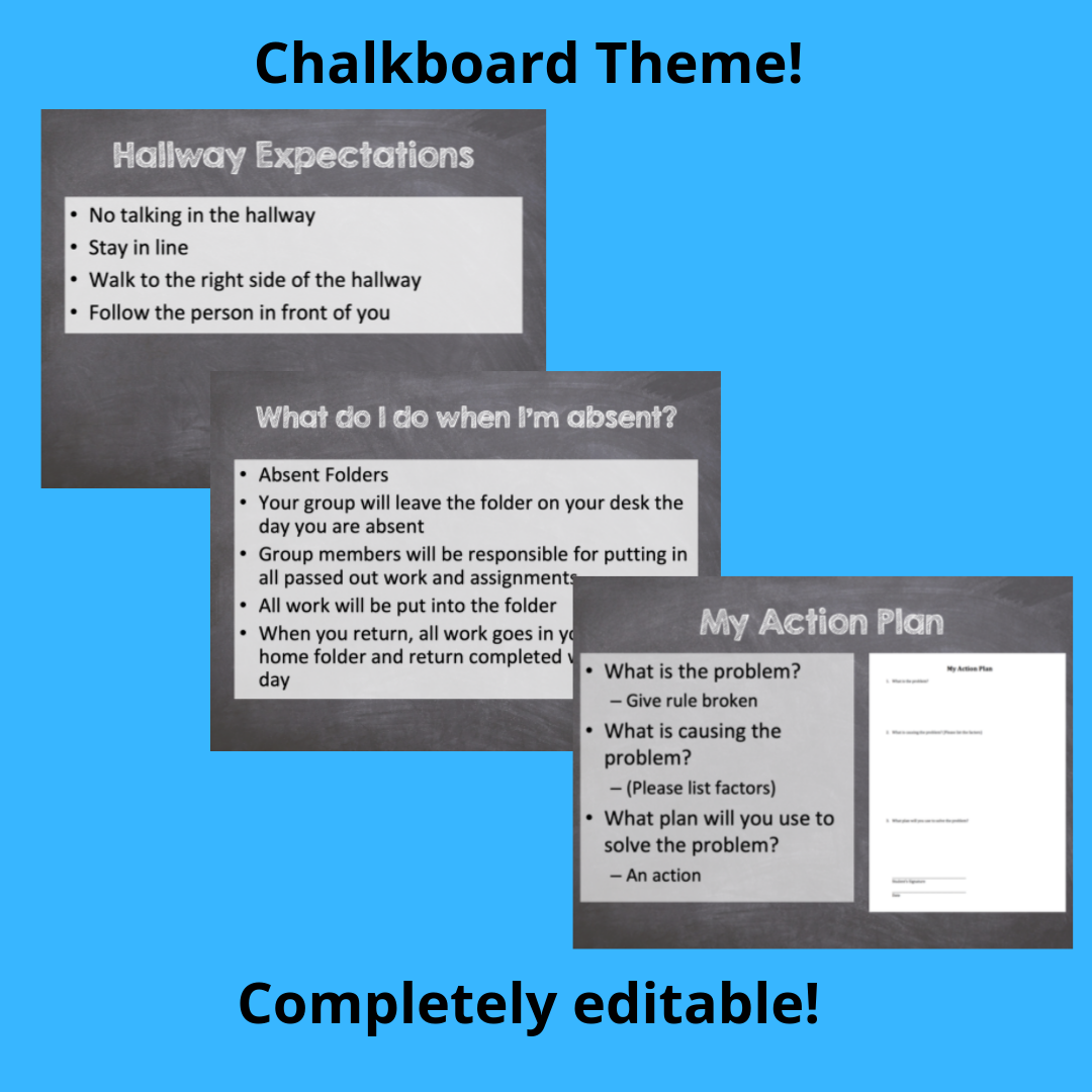 First Days Of School Powerpoint Teaching Procedures Amped Up Learning