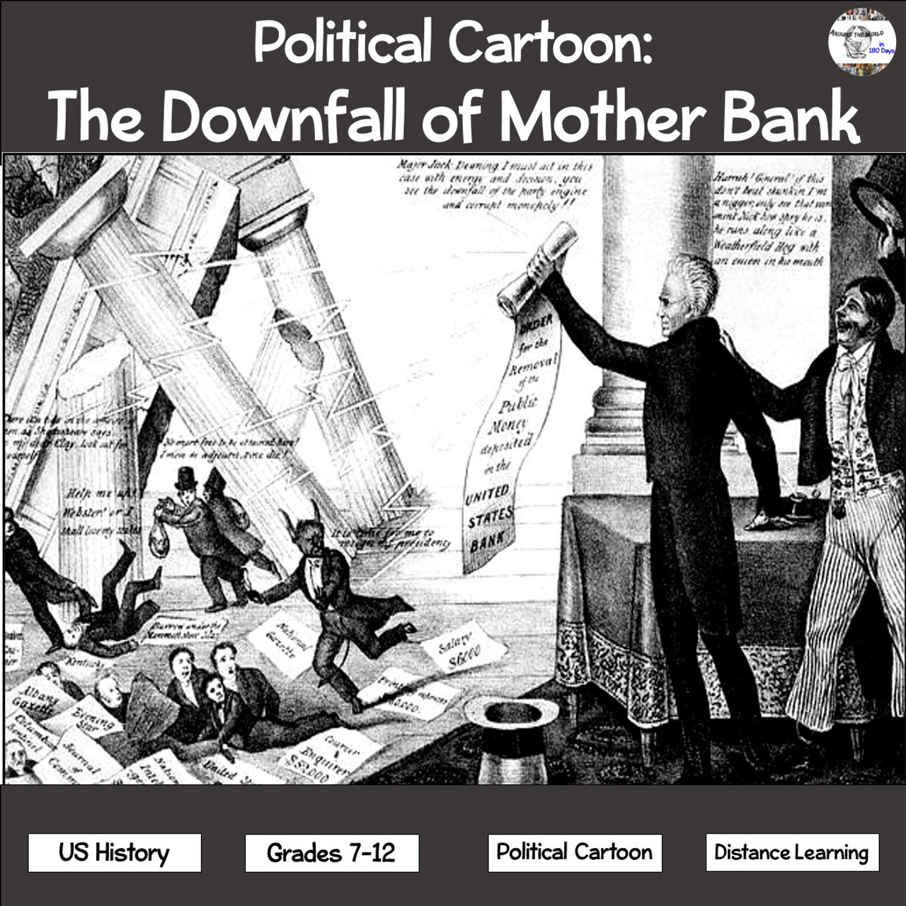 Political Cartoon: The Downfall of Mother Bank