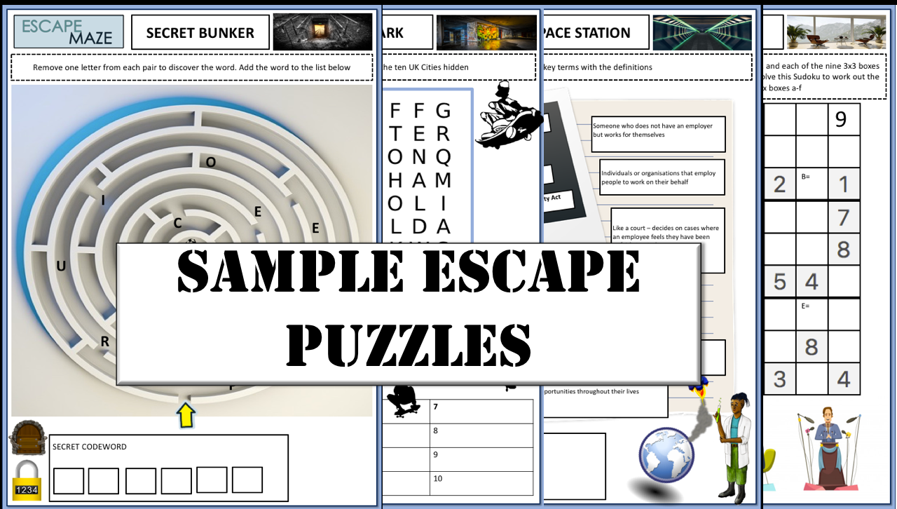 Maths Escape Room 