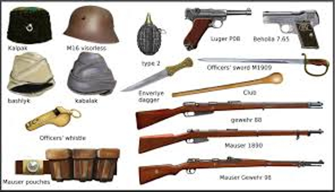 world war 1 weapons pictures