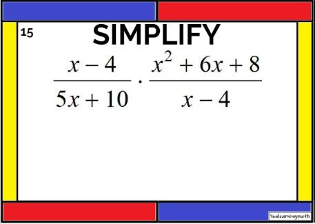 Multiplying Rational Expressions: GOOGLE Slides - Amped Up Learning