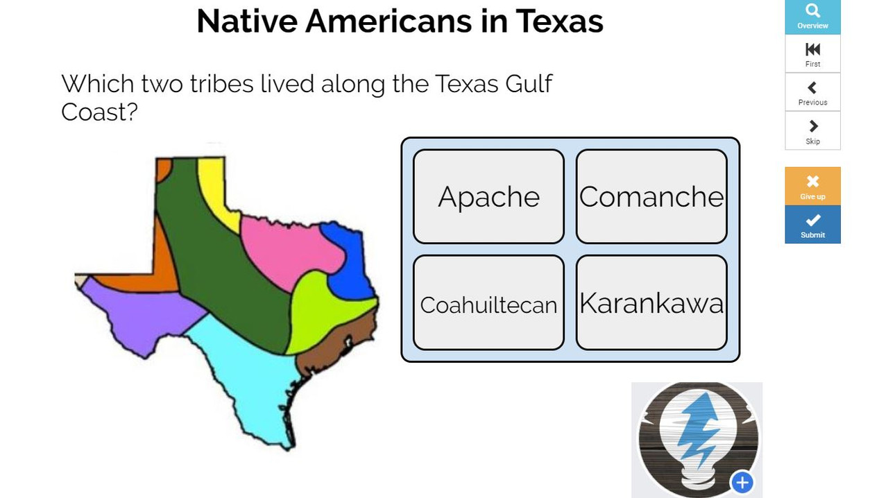 BOOM Cards - Native American Tribes in Texas 