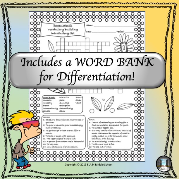 Power Words! Word Puzzles (and Doodles!) The Introductory Set - Amped ...