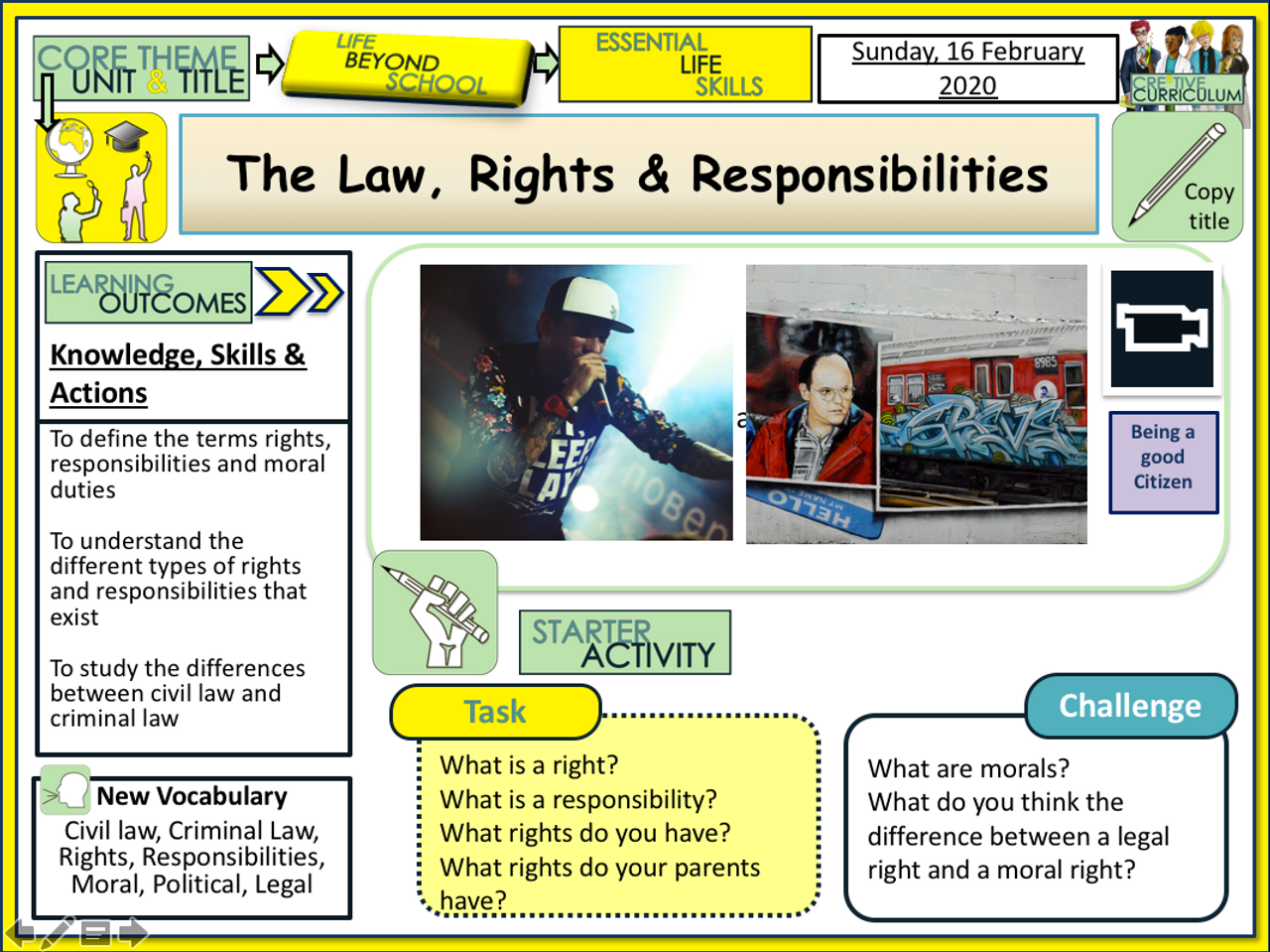 Rights and Responsibilities Lesson 