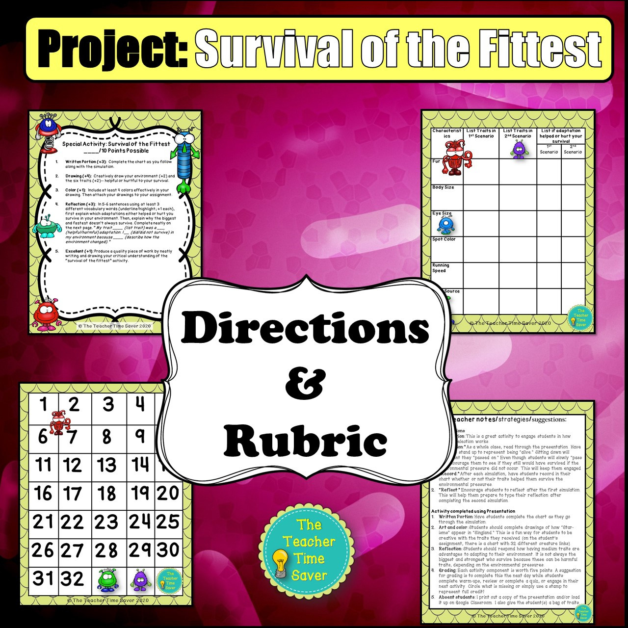 Evolution and Natural Selection Notebook Bundle - Amped Up Learning