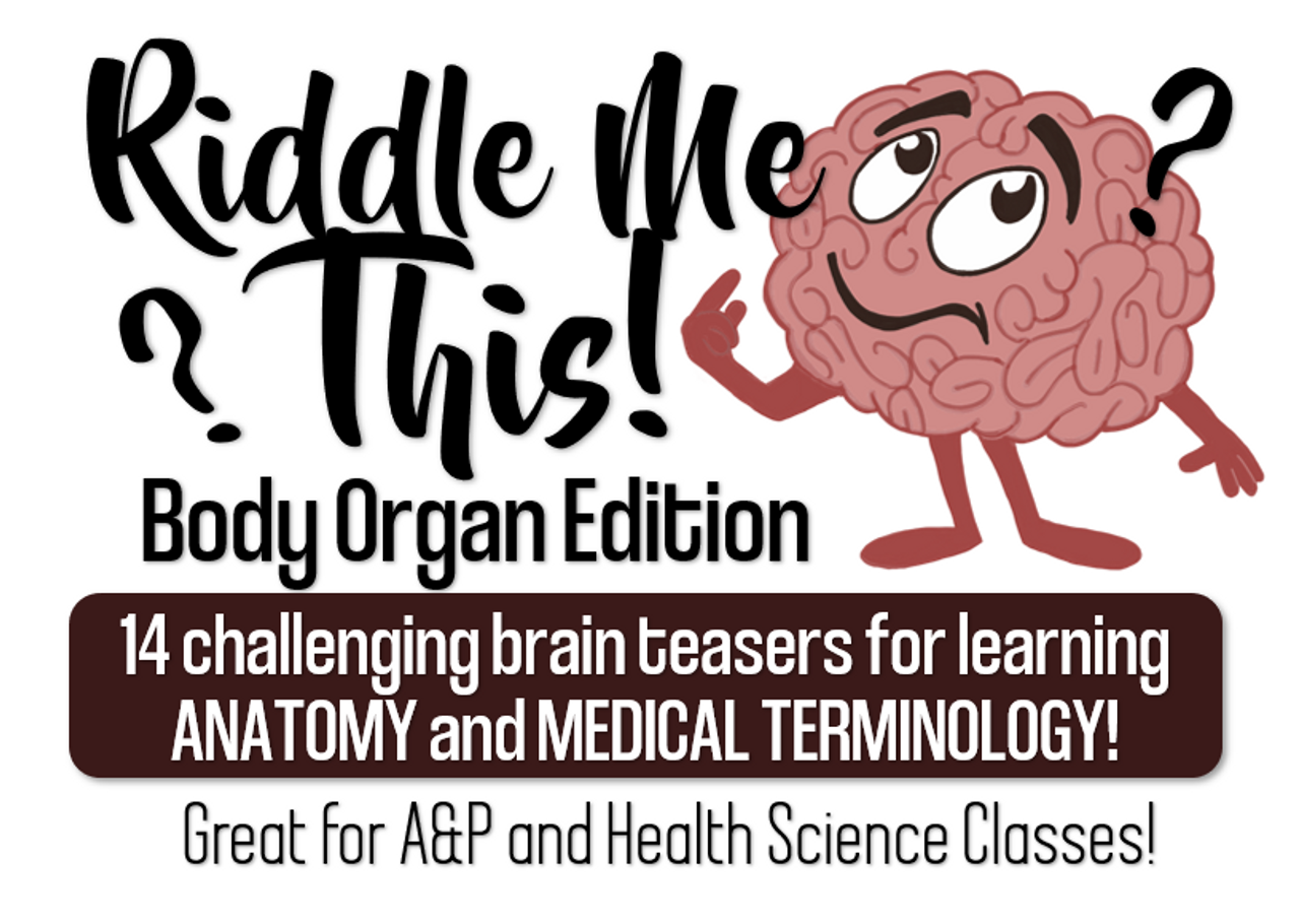 Riddle Me This Body Organ Edition Amped Up Learning