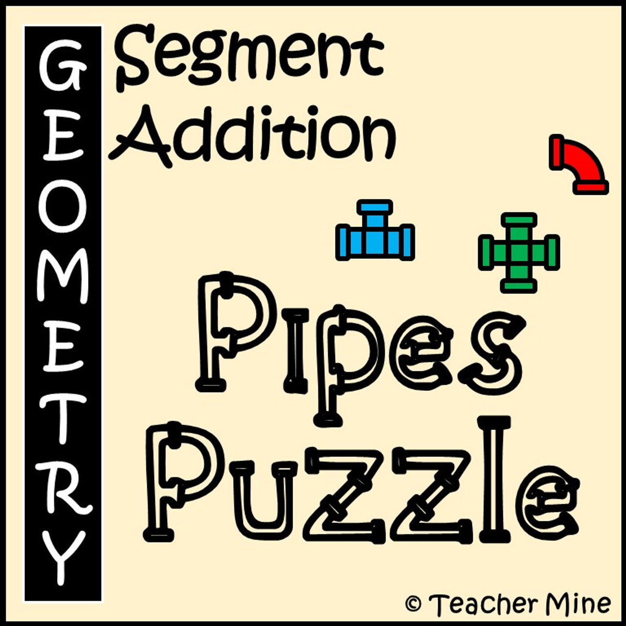 Segment Addition - Pipes Puzzle Activity