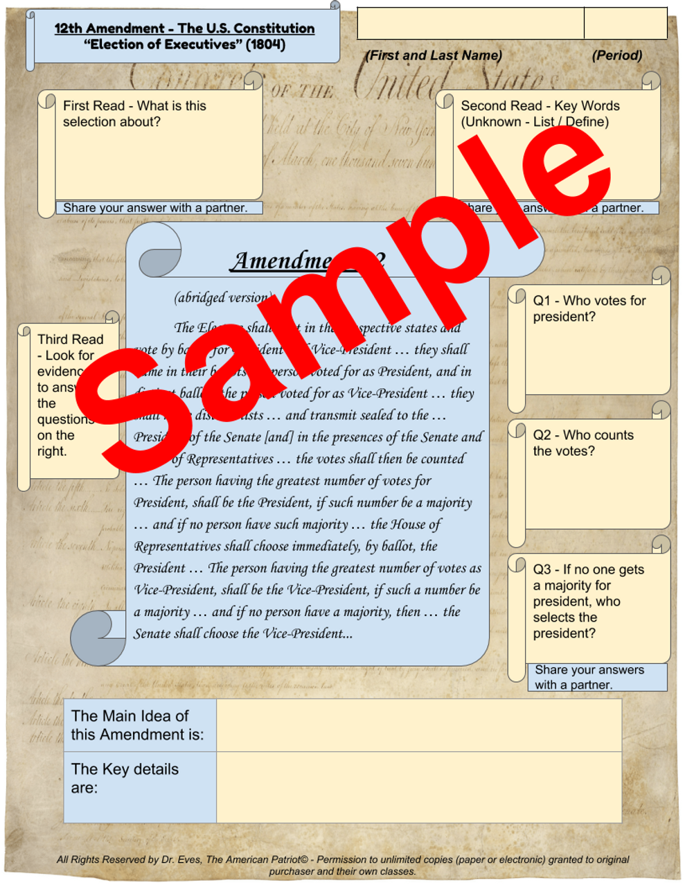 What Is The 12th Amendment? - WorldAtlas